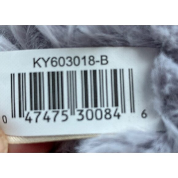 Plush Striped-Ear Elephant Toy - Soft Adorable & Cuddly For Kids Grey/Blue - Picture 2 of 10